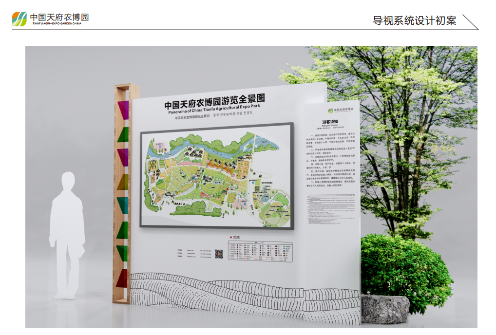 公园指示牌设计